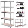 Plauktu statīvs GreenBlue GB378 cinkots metāls 5 plaukti, 900×400 mm, 75 kg max uz plaukta