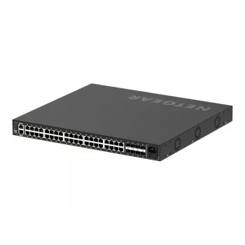 NETGEAR GSM4248P-100EUS tīkla slēdzis Pārvaldīts L2/L3/L4 Gigabit Ethernet (10/100/1000) Power over Ethernet (PoE) Melns