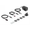 HDMI pagarinātājs DELOCK 65955 — raidītājs un uztvērējs, Cat6/Cat6a, līdz 3840×2160, vadu, Micro-USB B barošana