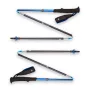 Trekking nūjas Black Diamond Distance Carbon Z, salokāms oglekļa šahts, 120 cm, 280 g, 3 segmenti