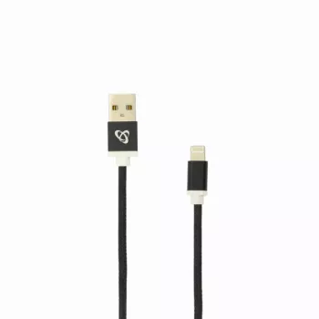 Sbox IPH7-B USB 2.0 8 Pin kabelis melns