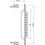 SCHROFF FLAT RAIL 84HP DIN41612 (4PCS/KIT) - Rack-Accessory (20822048)