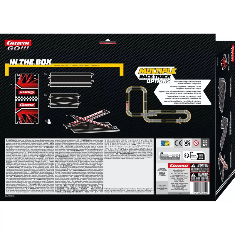 CARRERA GO!!! Mega Extension Pack 20071610 – paplašinājuma komplekts GO!!! sliežu ceļam