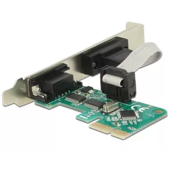 DeLOCK 89918 PCIe interfeisa karte ar 2 RS-232 portiem