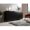 Kumode Cama Meble ETNA 2000×420×820 mm, matēti melna, skaidu plātne
