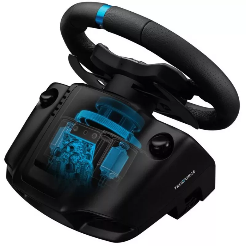Logitech G G923 SE stūre ar pedāļiem un sviru, melna, USB 2.0, PC, PlayStation 4, PlayStation 5 (991-000531)