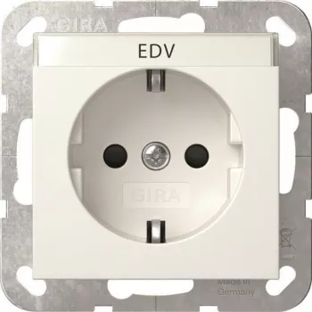 Gira System 55 Re 446203 kontaktligzda Schuko, ieslēgta montāža, ar zemējumu
