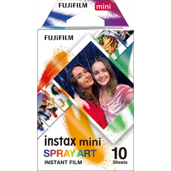 Fujifilm Instax MINI Spray Art Film daudzkrāsains 5.4x8.6 cm 10 loksnes