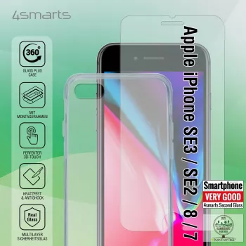 Caurspīdīgs telefona maciņš 4smarts 360° Starter Set 11.9 cm (4.7 collas)