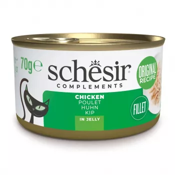 SCHESIR Vistas gaļa želejā - mitrā kaķu barība - 70g