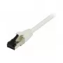 Synergy21 Patch Kabelis RJ45, CAT8.1 2000Mhz, 3m, Balts, S-STP(S/FTP), TPE/LSZH(SuperFlex), AWG26