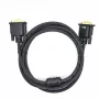 TB VGA kabelis 15M-15M 1,8 m, melns-zelts (AKTBXVGAMMG180B)