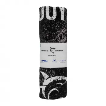 Dvieļu dvielis White Shark TW-01 Stingray ātri žūstošs mikrošķiedras pludmales dvielis, kompakts