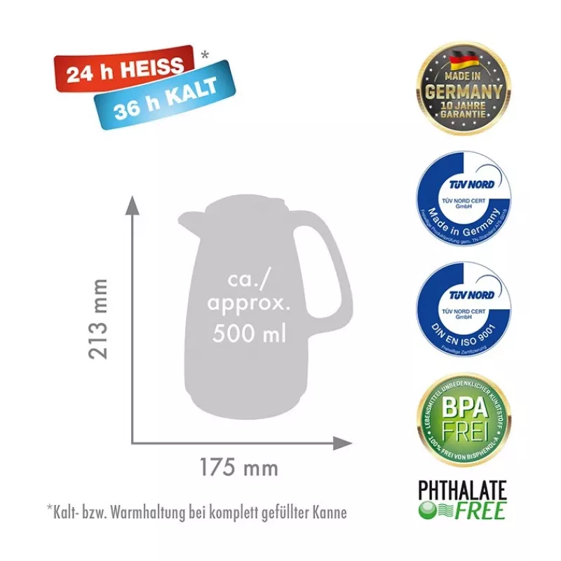 Rotpunkt termokrūze 1.5 L, modelis 227 SPB, sparking black
