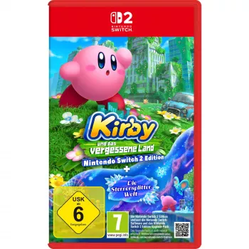 Kirby un Aizmirstā Zeme + Zvaigžņu-Kristāla Pasaule (Nintendo Switch 2 izdevums)