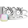 CORSAIR iCUE H100i RGB ELITE šķidruma dzesēšanas sistēma procesoriem 1 iepakojumā balta 120 mm