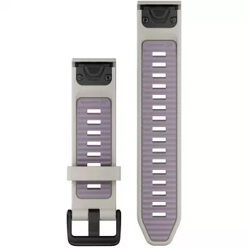 Garmin QuickFit pulksteņa siksniņa 20 mm silikons Mist Grey/Lavendel (010-13391-03)
