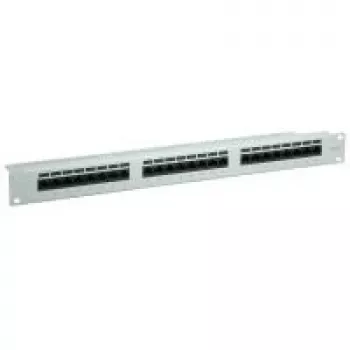 Patch Panel VALUE Cat.6/Class E 24 Porti UTP gaiši pelēks