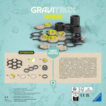 GraviTrax Junior Paplašinājums Multi Routes, dzelzceļš