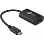 Wentronic goobay ārējais video adapteris USB-C uz HDMI melns (38532)