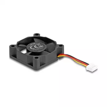 DELOCK 67338 Datora ventilators 35×35×10 mm 3.5 cm 12 V Hidrodinamiskais gultnis Melns
