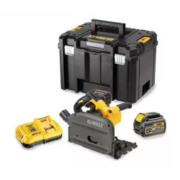 DEWALT DCS520T2 pārnēsājams ripzāģis 54V 2x XR FLEXVOLT 6Ah TSTAK Melns, Dzeltens