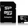 MicroSDXC atmiņas karte Silicon Power 128 GB UHS‑I (Class 10, U1), 85 MB/s, melna, ar SD adapteri