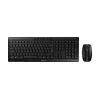 CHERRY Stream Desktop bezvadu tastatūra un pele komplektā, AZERTY franču, melna