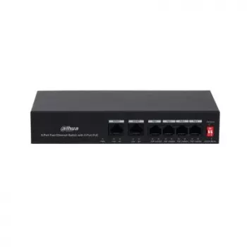 Dahua Technology PoE DH-PFS3006-4ET-36 tīkla slēdzis Fast Ethernet (10/100) Power over Ethernet (PoE) Melns
