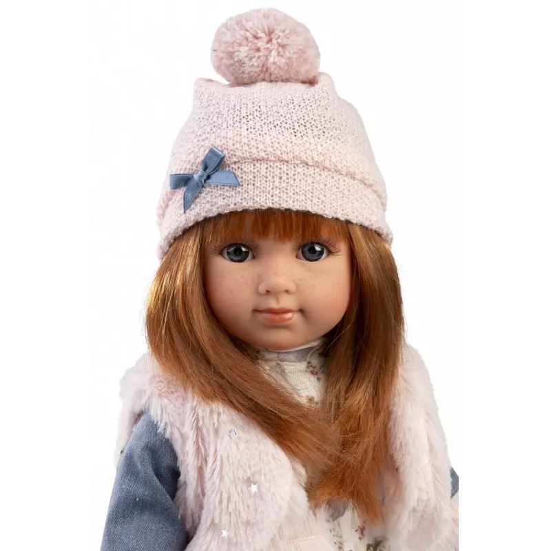 Leļļu Llorens Nicole 35 cm — reālistiskas sejas vaibsti, mīksts ķermenis, mazuļa lelle
