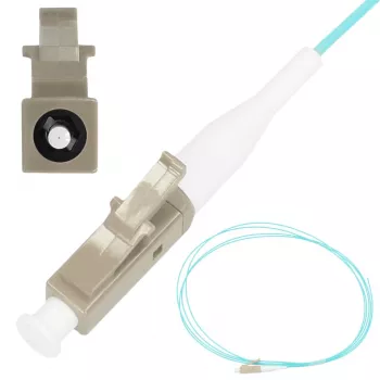 Optiskās šķiedras pigtail Extralink LC/UPC multimode OM3 50/125, 2 m, Easy strip