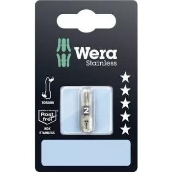 Wera Phillips-Bit PZ 2 3855/1 TS SB SiS Nerūsējošais tērauds D 6,3 1 gab. (05073614001)