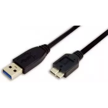 Logilink USB 3.0 kabelis – USB A (vīriešu) uz Micro-USB B (vīriešu) – 1 m (CU0026)