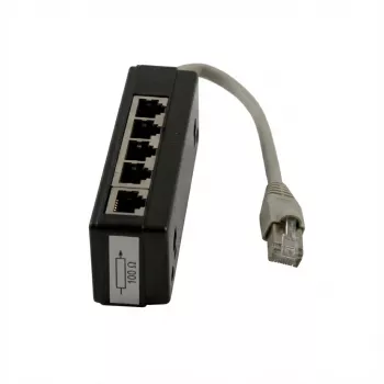 Synergy 21 S215232 - RJ45 vīriešu savienotājs - RJ45 vīriešu savienotājs - 0,15 m - Melns - Pelēks