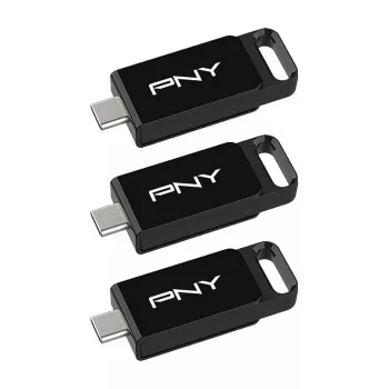 USB zibatmiņa PNY Elite 128 GB USB Type-C 3.2 Gen 1 (3.1 Gen 1) Melna
