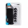 Strāvas adapteris/invertors IBOX IUZ90WA 90 W, ieeja 100–240 V, izeja 4.5 A, regulējams spriegums, iekštelpām, melns