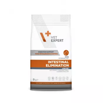 Sausā suņu barība VETEXPERT Veterinary Diet Intestinal Elimination, veterinārā formula, 2 kg, tītars, 31% olbaltumvielas
