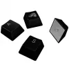 GLORIOUS GPBT Backlit Keycaps — ANSI izkārtojums, PBT materiāls, melns