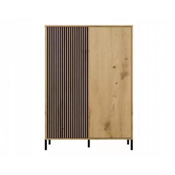 KAMARO 2DD plāns/GŁ ozols ARTISAN DISPLAY CABINET