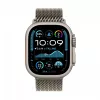 Apple Watch Ultra 2 GPS + Cellular 49 mm dabīga titāna korpuss ar dabīga titāna Milanese cilpu - M