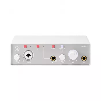 Audio interfeiss YAMAHA UR12MK3 Balts - kompakts 2-in/2-out USB interfeiss