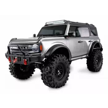 Radio vadāms kāpējs Amewi AMXRock Caballo 4WD 1:10 metāliski pelēks