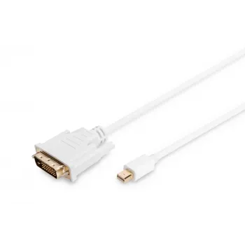 Kabelis DisplayPort 1.1a mini DP-DVI vīriešu MM 2.0m