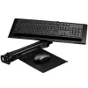 Pievienojamā tastatūras un peles paliktņa kronšteins Next Level Racing NLR-E019 Elite Black Edition – regulējams paliktnis zem galda