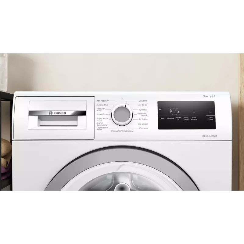 Bosch WAN2813APL Series 4 Priekšējās ielādes veļas mašīna 8 kg 1400 apgr/min Balta