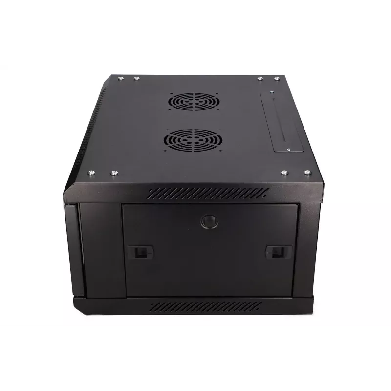 Sienas stiprinājuma skapis Extralink 4U 600x450 Melns