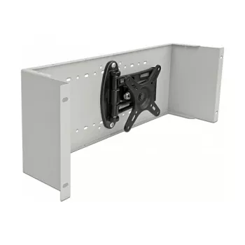 DeLOCK 19 inch Monitor Arm pelēks – plakanā paneļa stiprinājums 19 inch plauktam, 10 kg