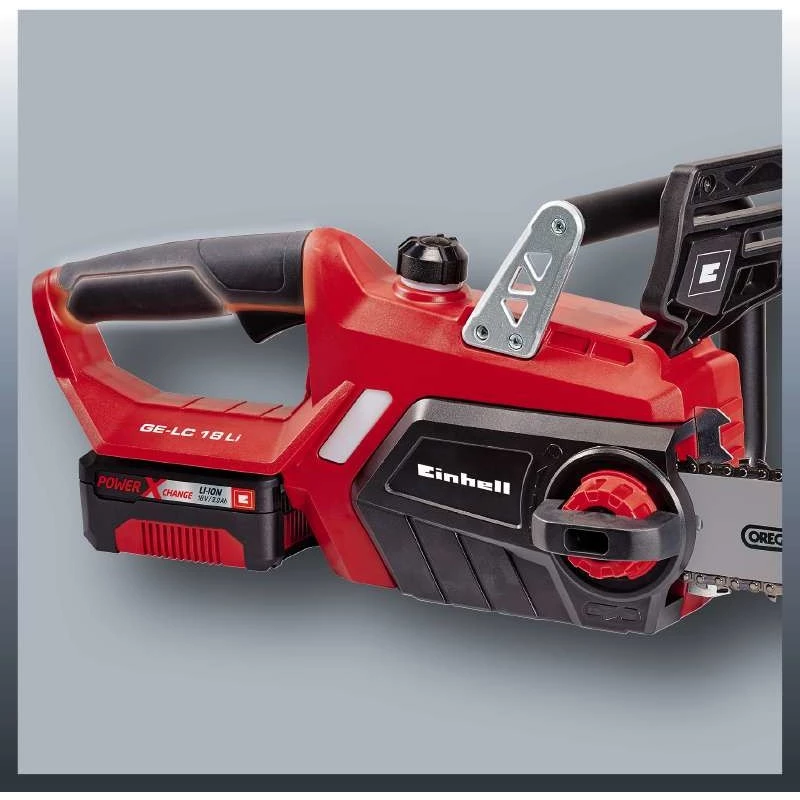 Einhell GE-LC 18 Li Komplekts 2400 RPM Melns, Sarkans