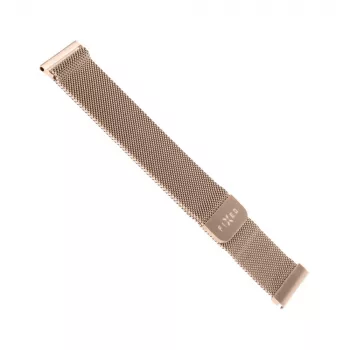 Fiksētais sieta aproce FIXED Mesh Strap Fixed 18mm Nerūsējošais tērauds Ātrā atlaišana Zelts