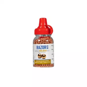 Lodes RazorGun 4,46 mm tērauda BB, vara pārklājums, 1500 gab., plastmasas dozators